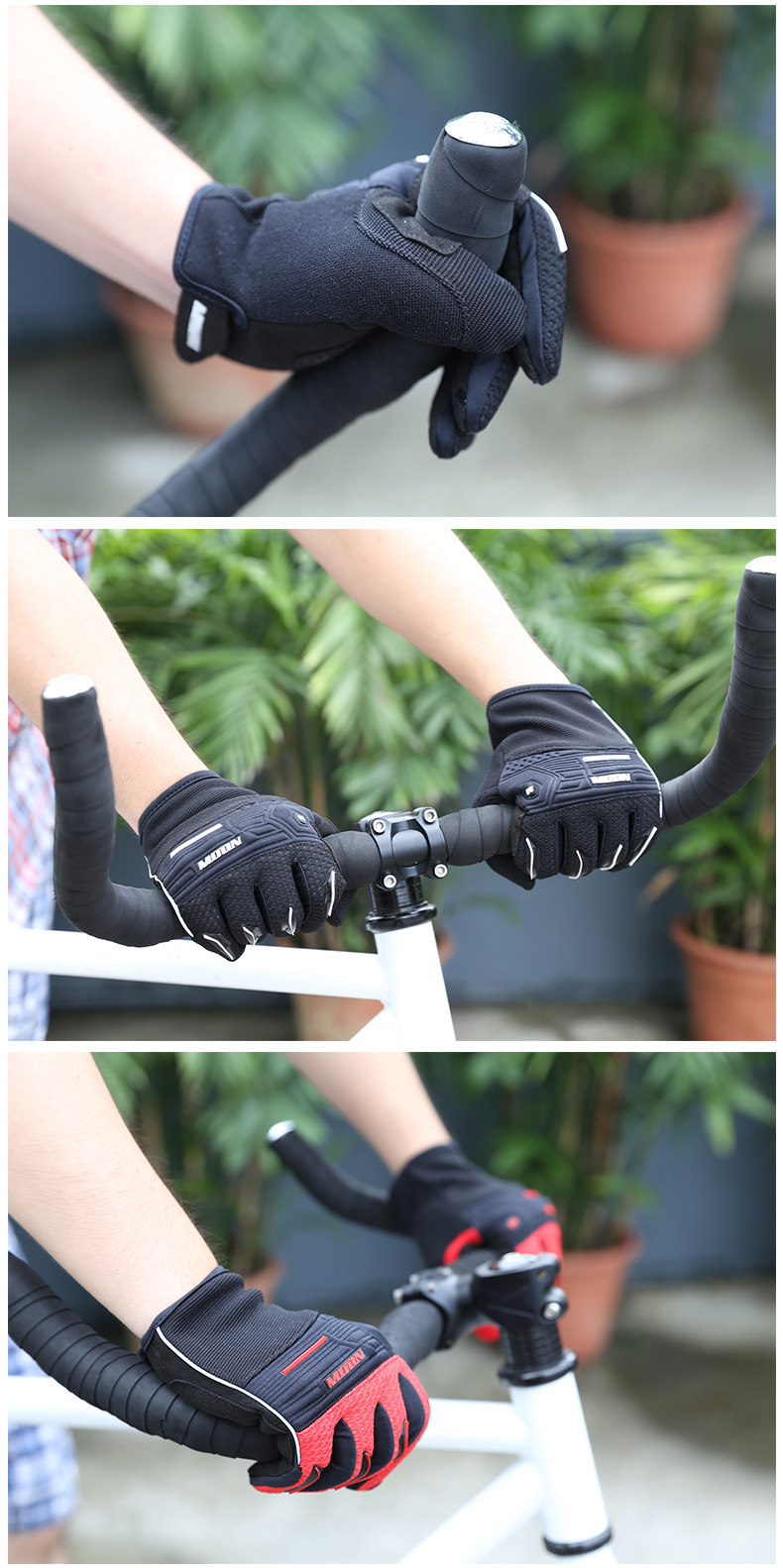 Gants pour vélo mixte MOON - Ref 2247598 Image 26