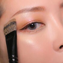 PICCASSO]703 gray rat hair flat scalloped contour high-light brush grasping powder strong strength not to drop powder natural