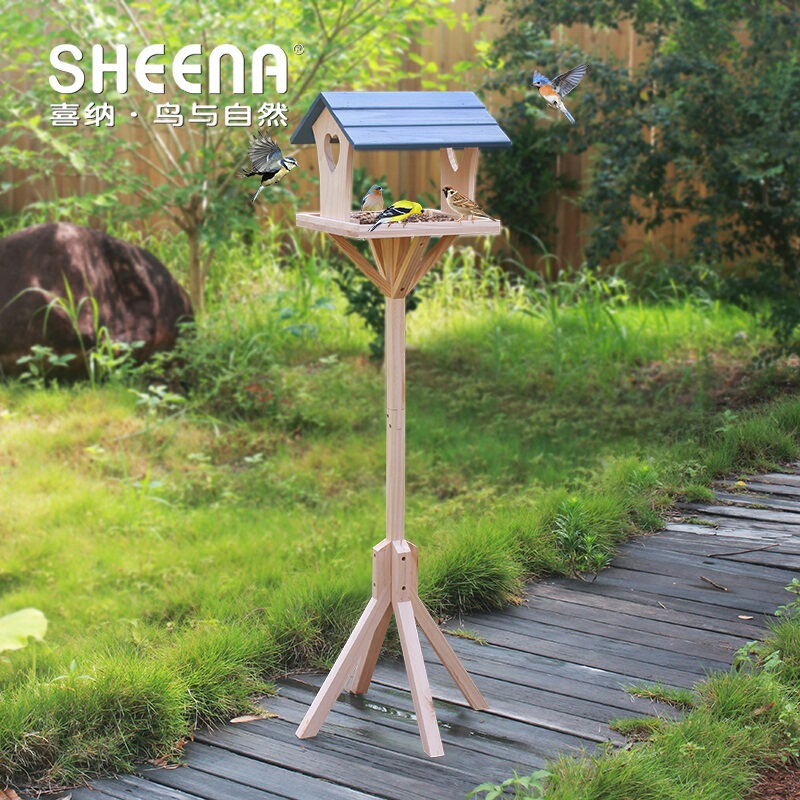 Heart-To-Heart Outdoor Bird Feeder, Courtyard Outdoor Decoration, Outdoor Garden Art Decoration and Landscaping