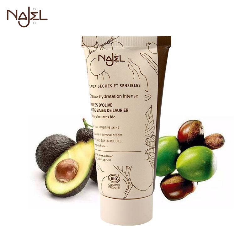 NAJEL nourishing face cream 50ml olive oil laurel oil dry sensitive skin