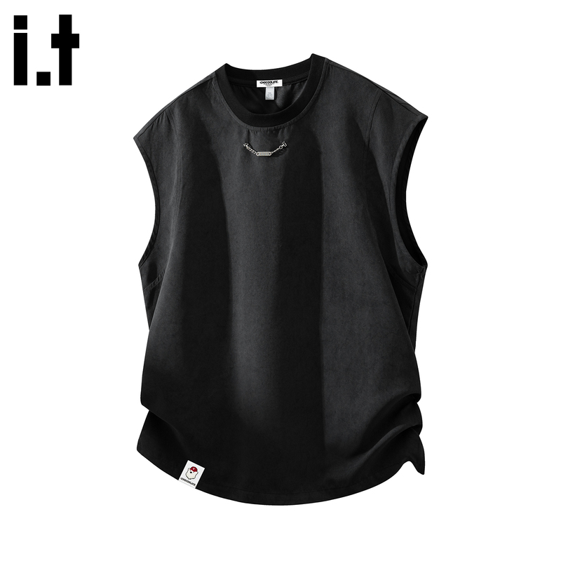 It: Chocoolate Design Breathable Sleeveless Vest for Men 2026 Summer Trendy Casual Sleeveless Top It: Chocoolate Design Breathable Sleeveless Vest for Men 2026 Summer Trendy Casual Sleeveless Top
