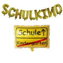 Back to school season opening party back to school decoration decoration apple balloon back to school aluminum film balloon