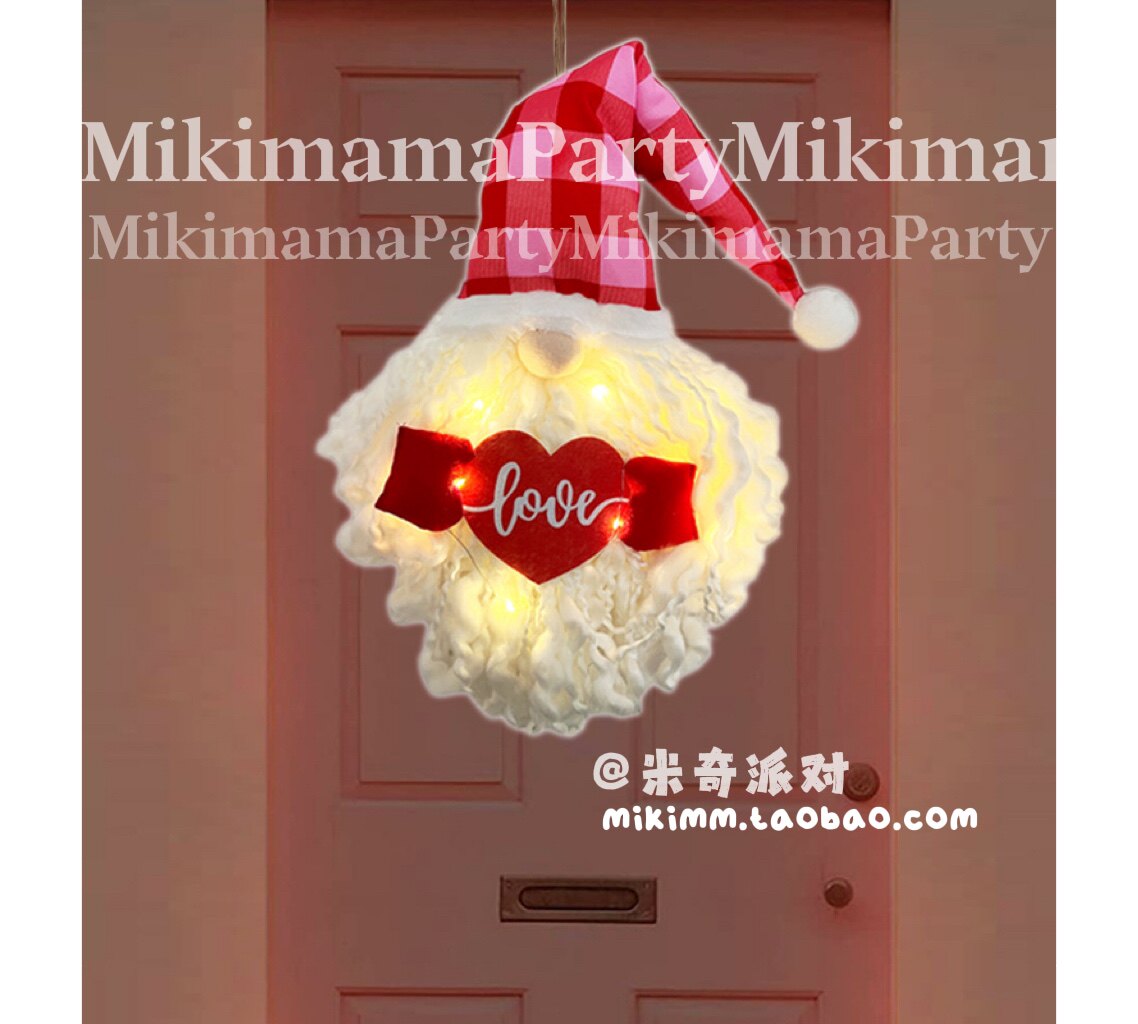 Window Cross-border New Valentine's Day Decoration Supplies Love Elf Dwarf Doll Ornament Gift Pendant Christmas