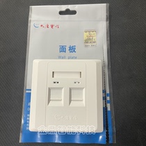Datang Telecom single-port dual-port network panel Category 6 unshielded Gigabit network module Category 5e telephone module