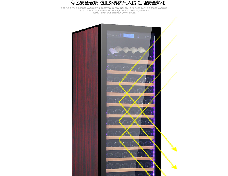 thiết kế tủ rượu đẹp Bao gồm danh tiếng FH168A đôi cửa rượu mát lạnh nhiệt rượu vang tủ rượu gỗ rắn tủ rượu nhúng tủ rượu tủ rượu vang