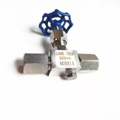 JJM8-64P R 304 stainless steel pressure gauge stop valve needle valve with vent M20 * 1 5 G1 2