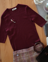 Luna Made Utility Pie Refined small V collar 60 ultra fine Beauty Nowool Bottom Line