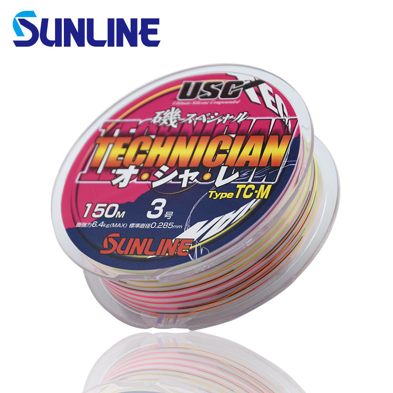 SUNLINE Sanase TECHNICIAN TC-M Semi-floating Waterfishing Line Five Color Fish Line Sea Fishing Rafts Fishing Line