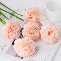 Simulation flower Carnation Rose modern simple fake flower decoration flower silk flower living room dry flower art table flower decoration