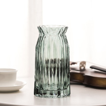 Nordic Geometric Vertical Prismatic Glass Vases Table Tea Table Technique Pendulum Pieces Dry Flowers Flower Arrangements Bottle Hydroponic Vases