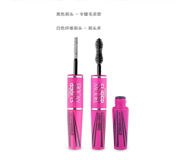 Hồng Kông mua mascara trang điểm đôi màu đỏ của Thái Mistine4D, đôi với lớp chống thấm dày và thấm mồ hôi - Kem Mascara / Revitalash chuốt mi 4d