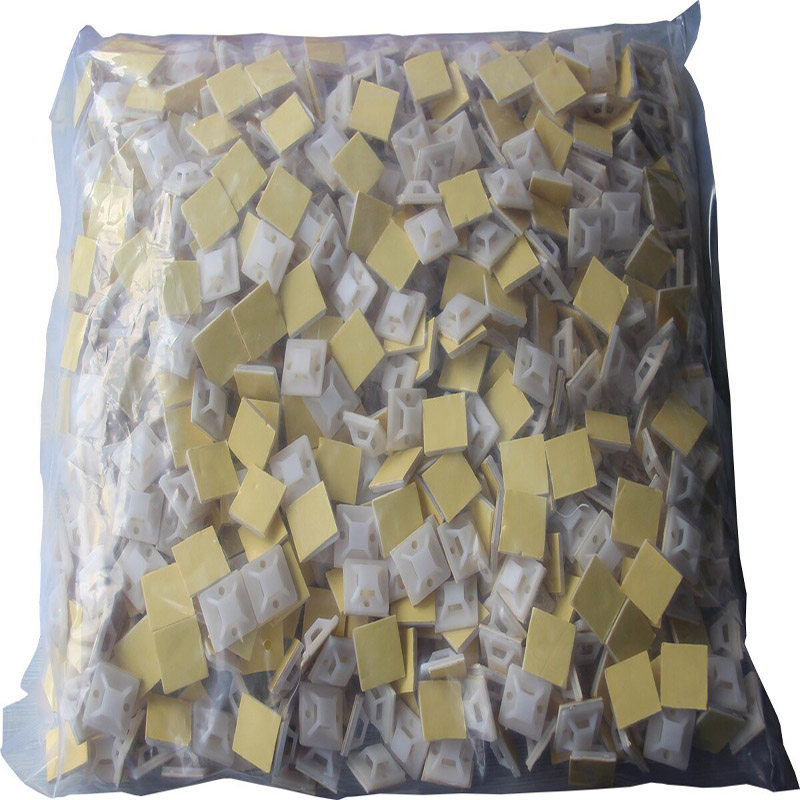 Self-adhesive wiring fixing seat 20*20 positioning piece suction cup tie fixing seat 100 manufacturers