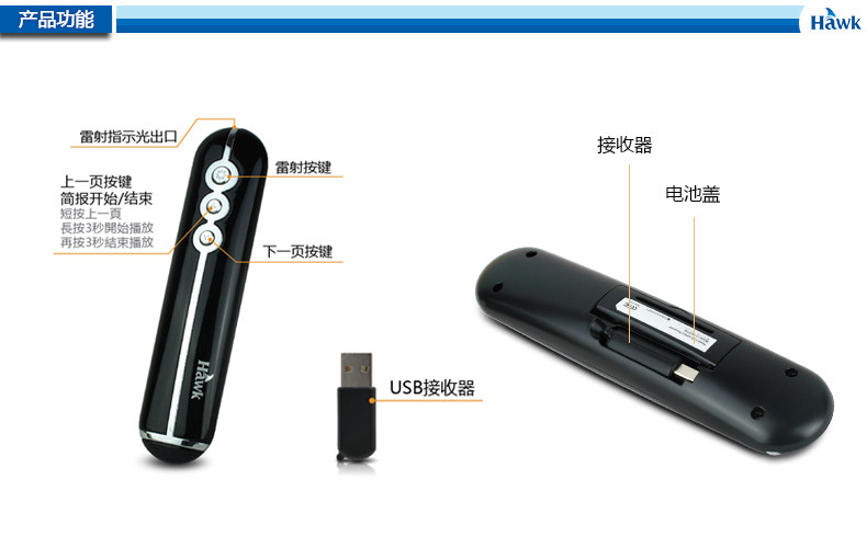 Telecommande - pointeur laser - Ref 384311 Image 4