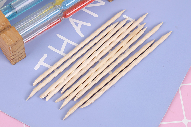 Dụng cụ làm móng tay Hai đầu que gỗ xoài màu cam có thể được sử dụng - Công cụ Nail kìm cắt móng chân