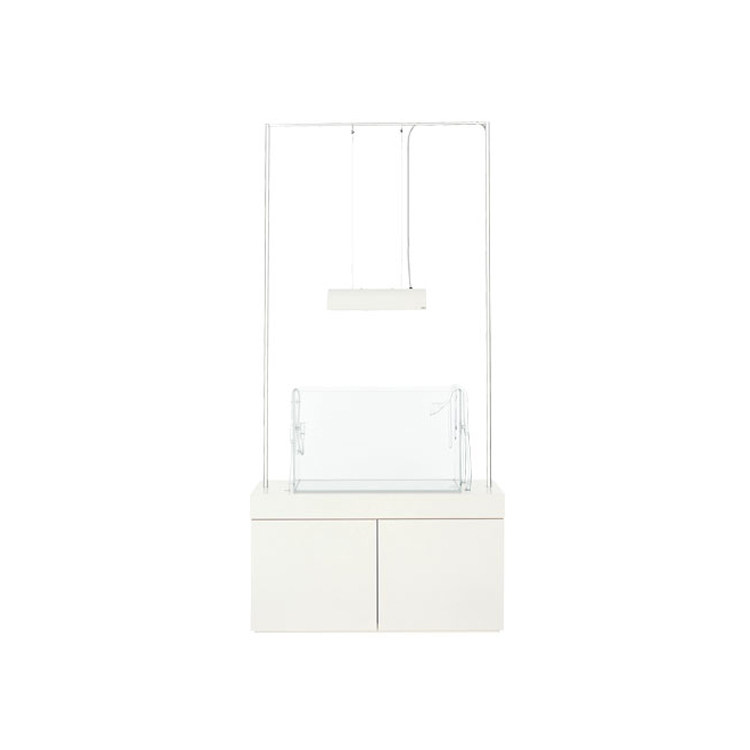 (ADA) white wooden bottom cabinet 60 30 used with lamp holder limited edition low type 55cm hair Shunfeng