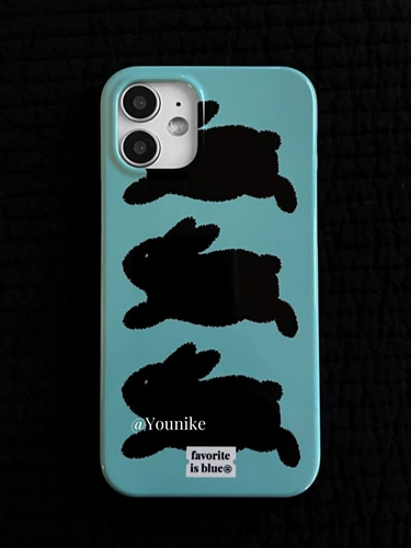 Apple, ретро милый совместимый кролик, iPhone13 Pro, iPhone 11/12/14, чехол для телефона, защитный чехол, Южная Корея, iphone, 14, 14promax