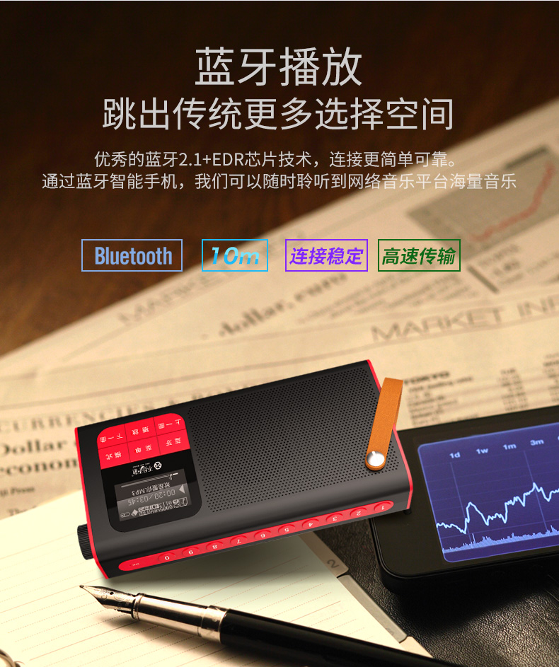 Hẹn gặp lại không phải loa Bluetooth LV580 radio cũ ông già sạc thẻ di động Máy nghe nhạc Walkman phát máy nghe nhỏ nghe máy hát bài hát loa nhỏ - Máy nghe nhạc mp3 