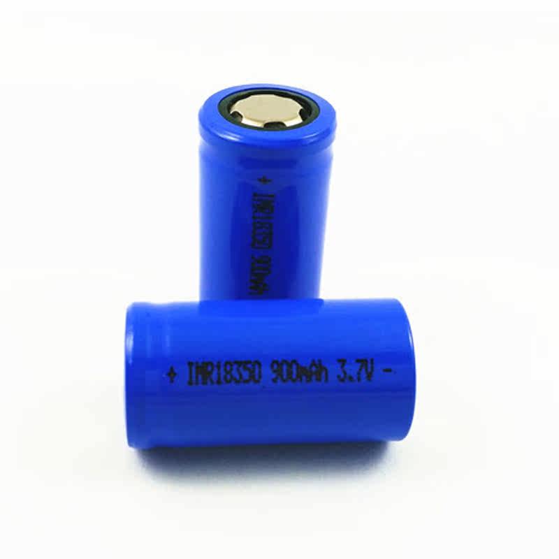Original HIBATT 3 7V 18350 900mAh power lithium battery 5C for continuous bright flashlight