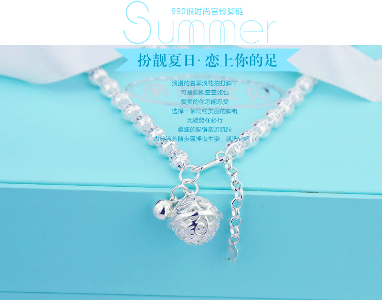 Bracelet de cheville Femme OTHER   en Argenterie - Ref 3101480 Image 6