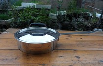 Export American Tail Single Ammeloo 24cm Stainless Steel Deep Frying Pan Pan 18 10 Steel Heirloom