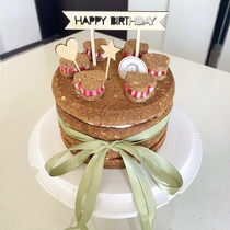 Book a weeks IROSKA Mint Oatmeal Corn Carrot Horse Birthday Cake 6-inch Horse Cake No