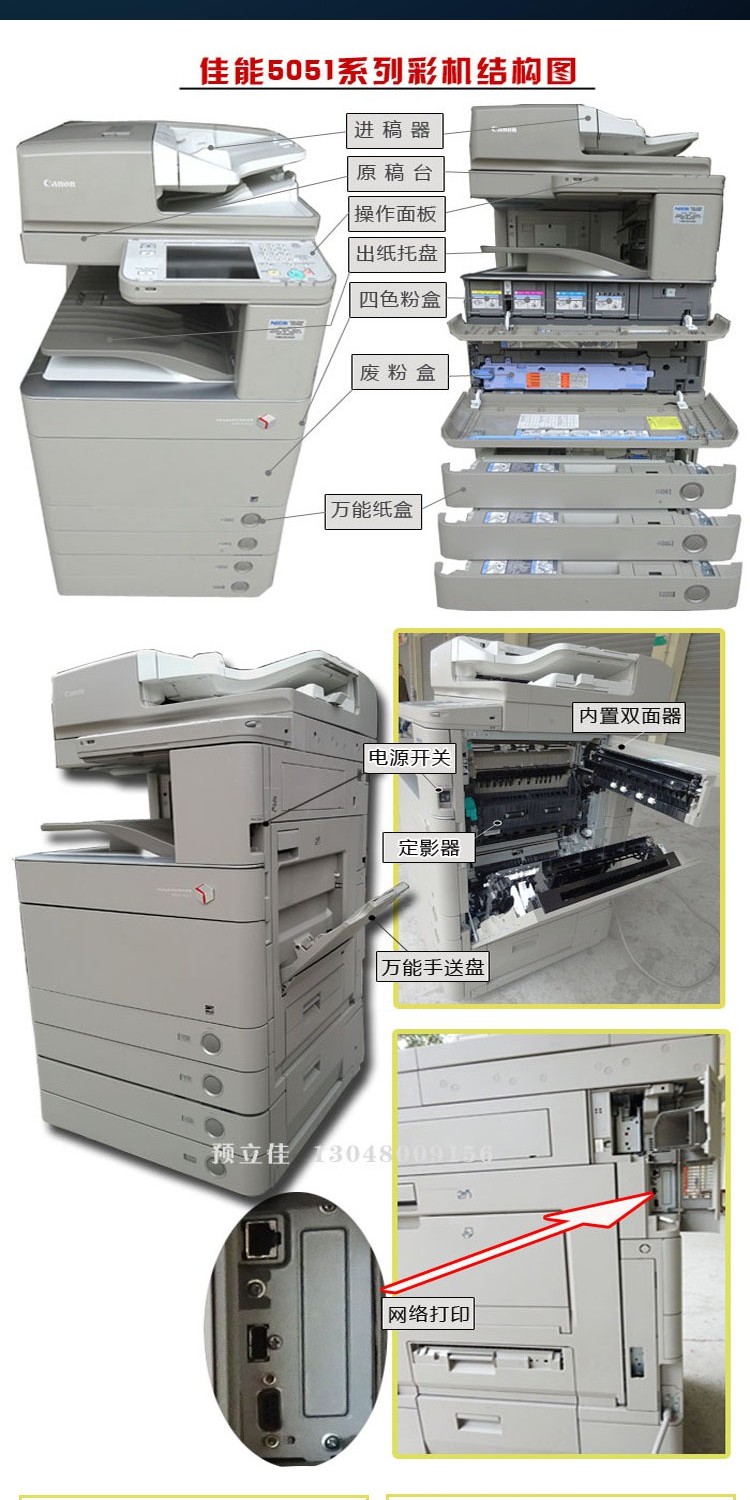 IR-ADV Canon iRC / 5255/5250/5235/5240/5051/5045/5035 Màu máy photocopy - Máy photocopy đa chức năng