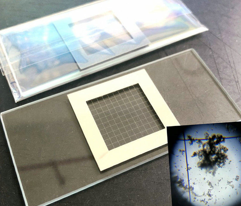 High definition mould line plankton counting frame 0 1 1 5 2 0 1 2 5ml Algae Roundworm Ovulate Quantitative counting frame