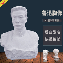 Lu Xun plaster head large art teaching aids sketch sculpture model wedding photography decoration props ornaments statue