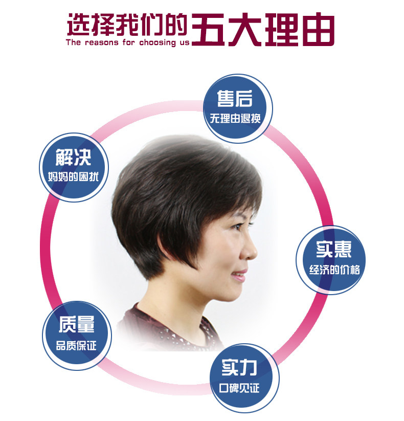 Perruque OTHER   cheveux raides Court - Ref 2611448 Image 15