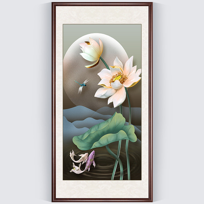 Cross embroidery 2022 new embroidery seamless parlor stained with embroidery flower chart of their own embroidery 2021 line embroidery Chinese wind