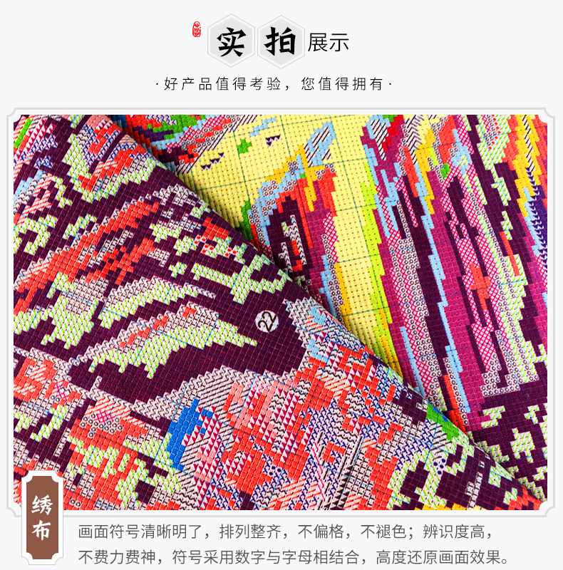 Cơ hội Đẩy 2018 cross-stitch phòng khách thêu đầy đủ mới với cảnh quan mục vụ dòng tranh thêu khâu 2019 - Công cụ & phụ kiện Cross-stitch tranh thêu chữ thập hoa hồng