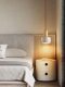 Yellow Travertine Japanese-Style Wabi-Sabi Style Bedroom Bedside Chandelier Medieval Cream B&B Retro Restaurant Liftable Small Chandelier