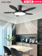 Restaurant Fan Light 2026 New Model Modern Simple Ceiling Fan Light Eye-Protecting Home Low-Floor Variable Frequency Fan Chandelier