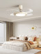 Used Fan Light with New Invisible Blade Chandelier, Integrated Dining Room and Bedroom Room Light, 2026 New Model Zhongshan Lighting Fixtures
