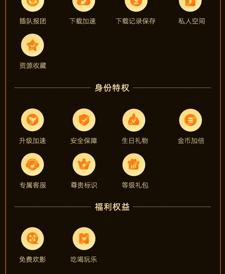 下载加速:迅雷白金会员年卡12个月135元