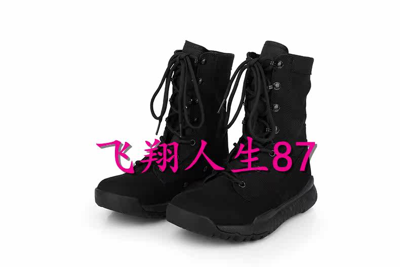 Boots militaires pour homme en cuir - Ref 1400569 Image 8
