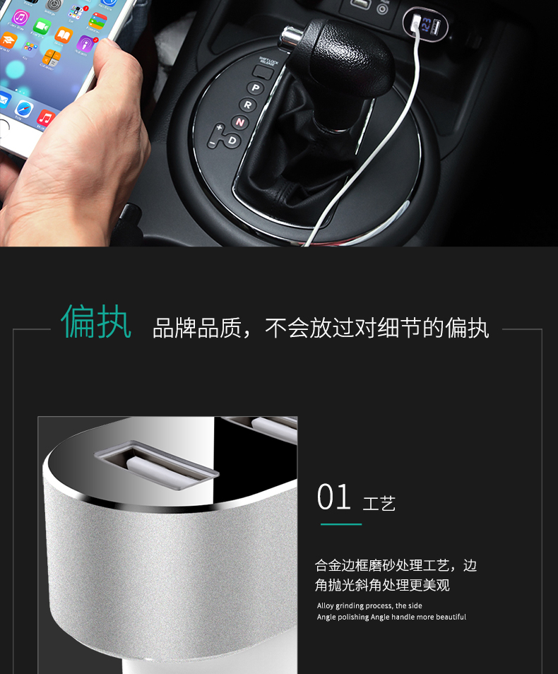 Hewitt sạc sạc xe hơi xe ô tô bật lửa một cho hai với dual usb sạc điện thoại xe hơi - Phụ kiện điện thoại trong ô tô giá treo điện thoại
