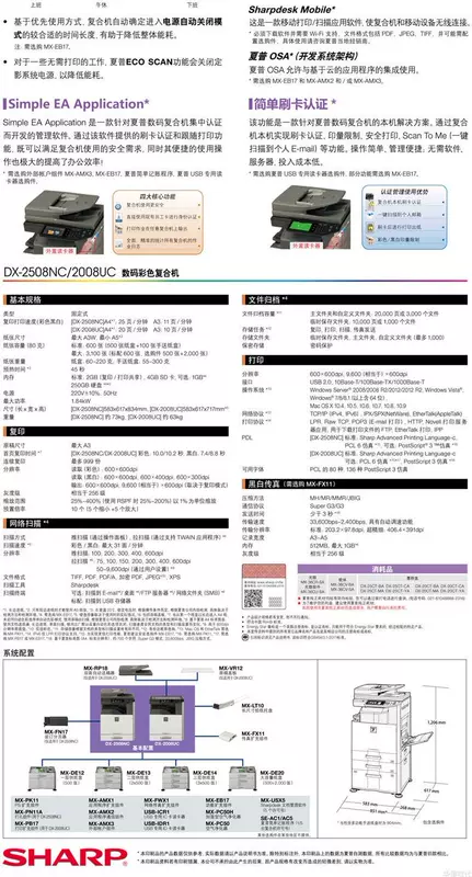 Máy in laser màu sắc sắc nét 2008UCA3 một máy photocopy Máy quét đĩa U tiêu chuẩn chính thức - Thiết bị & phụ kiện đa chức năng