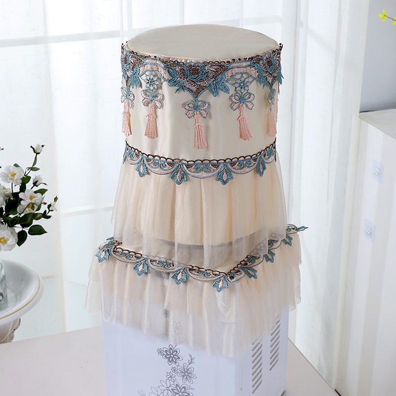 Water dispenser cover home living room fresh modern simple cute water dispenser cover dust cover household lace bucket cover