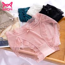 3 Dress Cat Human Pants Women Apostle Comfort Pure Cotton Crotch Antibacterial Girl Lace Sexy Shorts Head Summer Thin