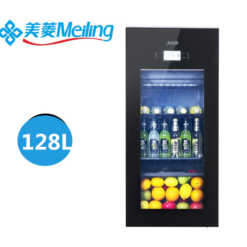 tủ ướp rượu vang feren MeiLing Meiling JC-128BZES Trà gia dụng Tủ lạnh Ice Bar Mẹ và em bé Tủ đông kinh doanh Tủ lạnh Tủ rượu - Tủ rượu vang tủ bảo quản rượu vang gia đình