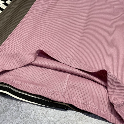 Летний трикотажный жилет, круглый воротник