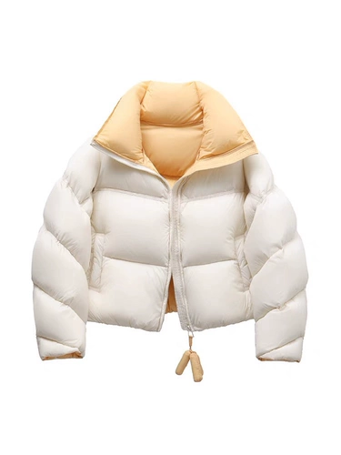 Зимний короткий утепленный пуховик