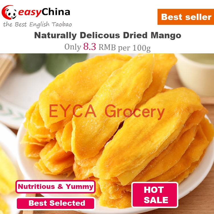 500g Natural Dried Mango Dlicous Thailand Flavor Slices