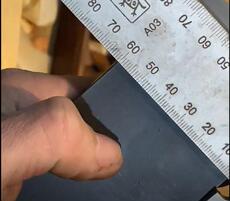 Нож для рубанка 木工工具 参物cpm3v粉末钢超厚7.5mm软铁基材木刨刃 diy刨刀