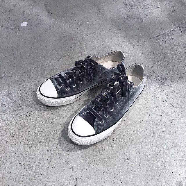 Nhật Bản Converse CONVERSE ALL STAR PLTS VELVET Giày vải nhung OX giày sneaker nữ trắng