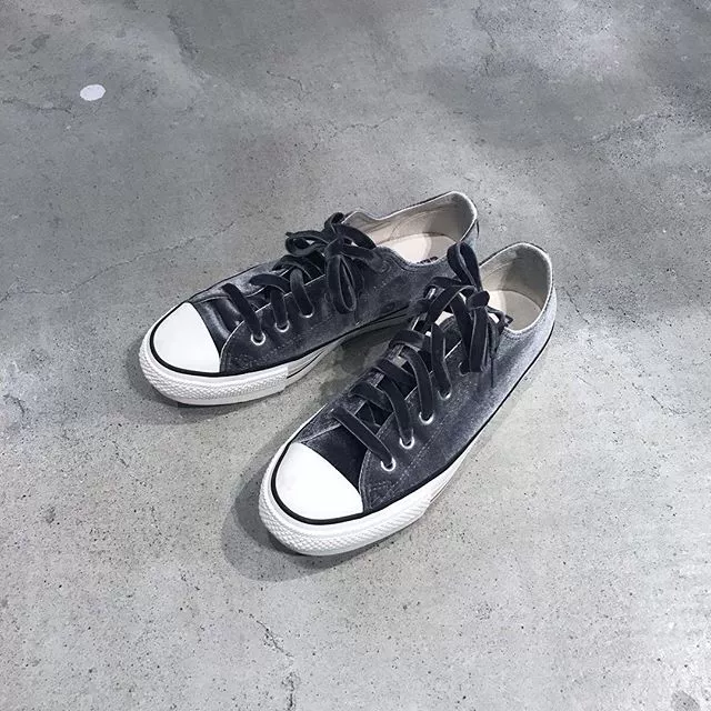 Nhật Bản Converse CONVERSE ALL STAR PLTS VELVET Giày vải nhung OX mua giày thể thao