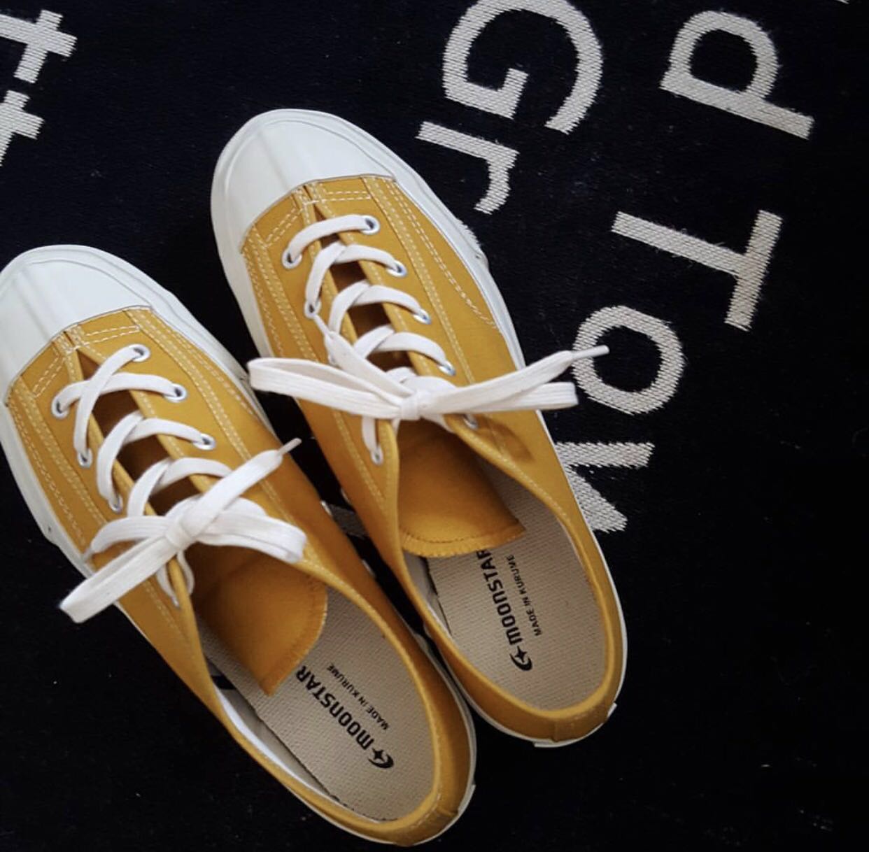 Nhật Bản trực tiếp thư ngôi sao mặt trăng Moonstar FINE VULCANIZED giày vải giày xtep