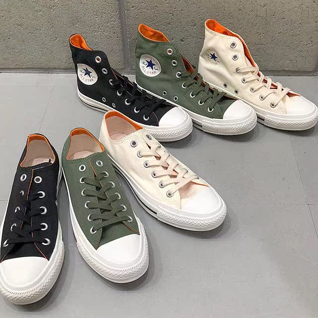 Japan Converse COVNERSE ALL STAR MILCOLOR HI giày vải cao và thấp shop giày sneaker