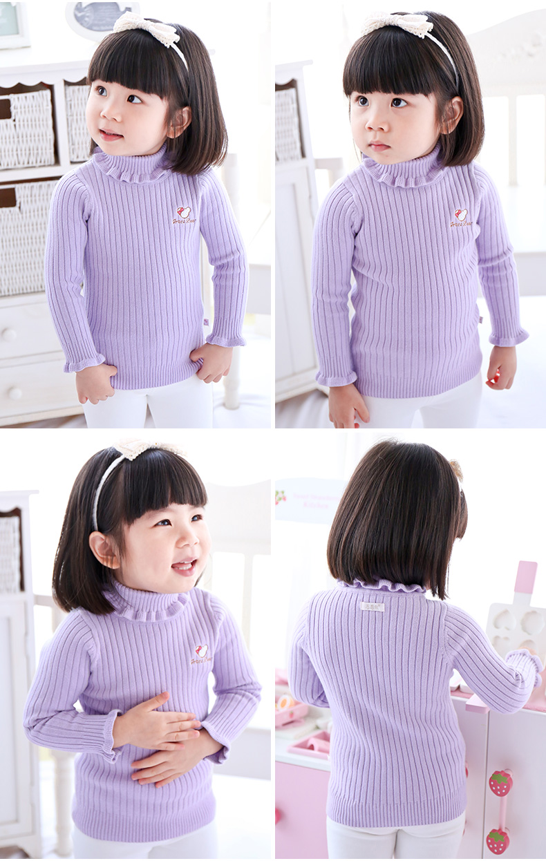 Pull fille à manche longue - Ref 2106170 Image 21